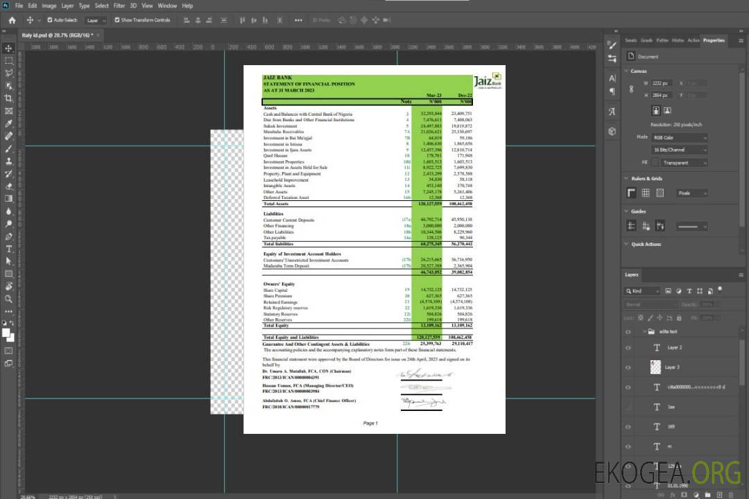 Modèle Word et PDF de relevé bancaire Nigeria Jaiz template Modèle Word et PDF de relevé bancaire Nigeria Jaiz template